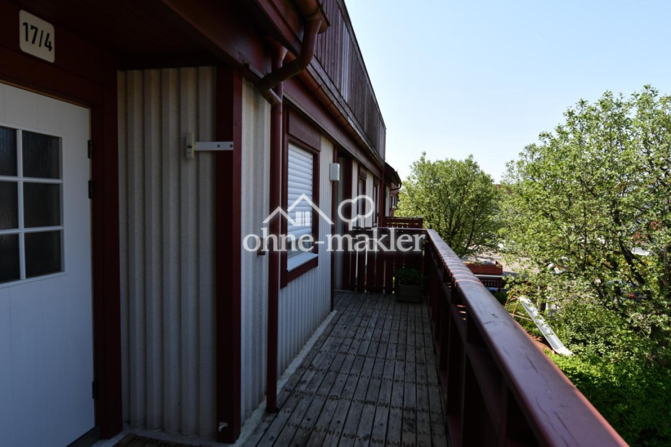 Zugang außen zur Wohnung