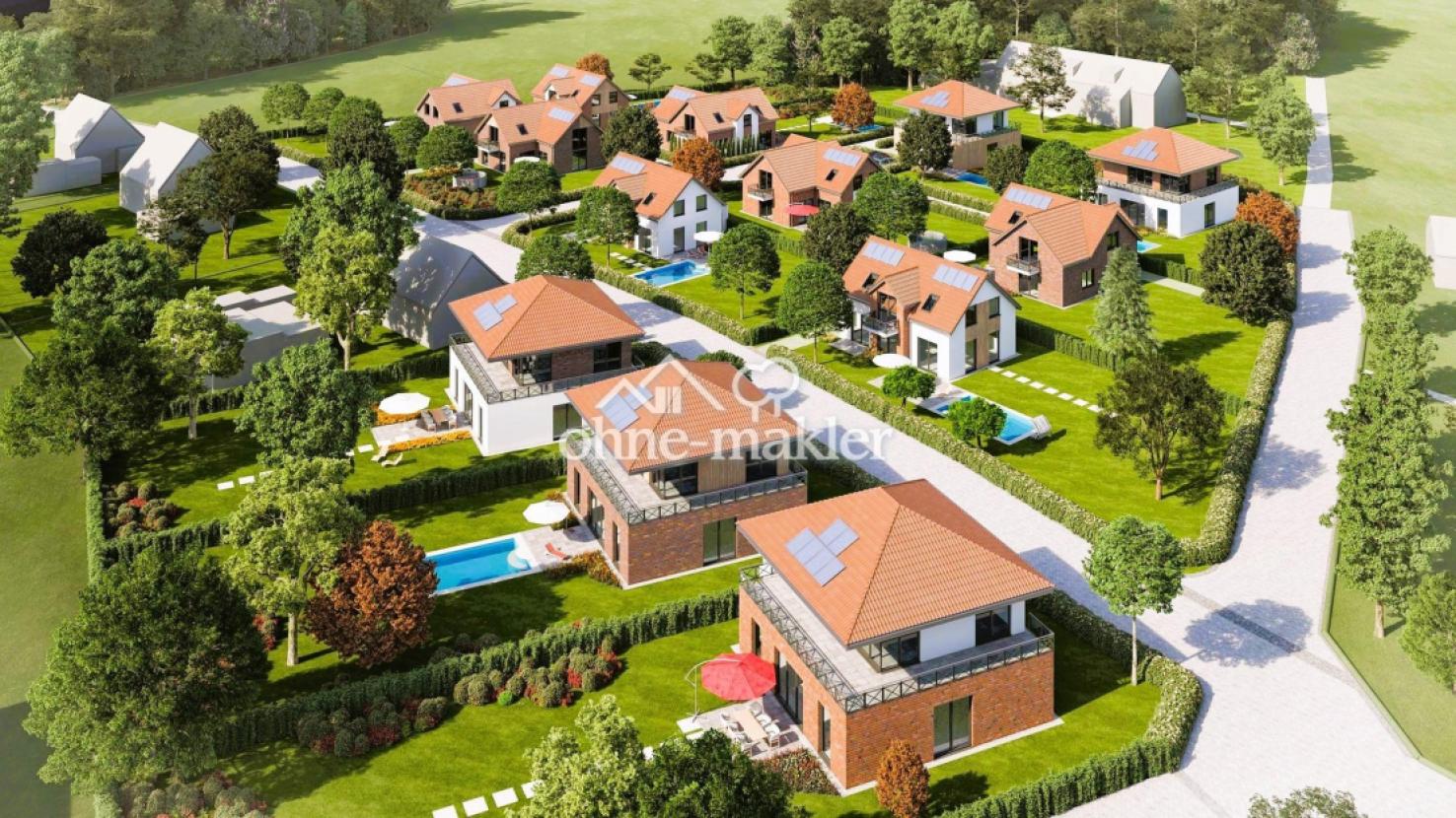 Visualisierung Baugebiet