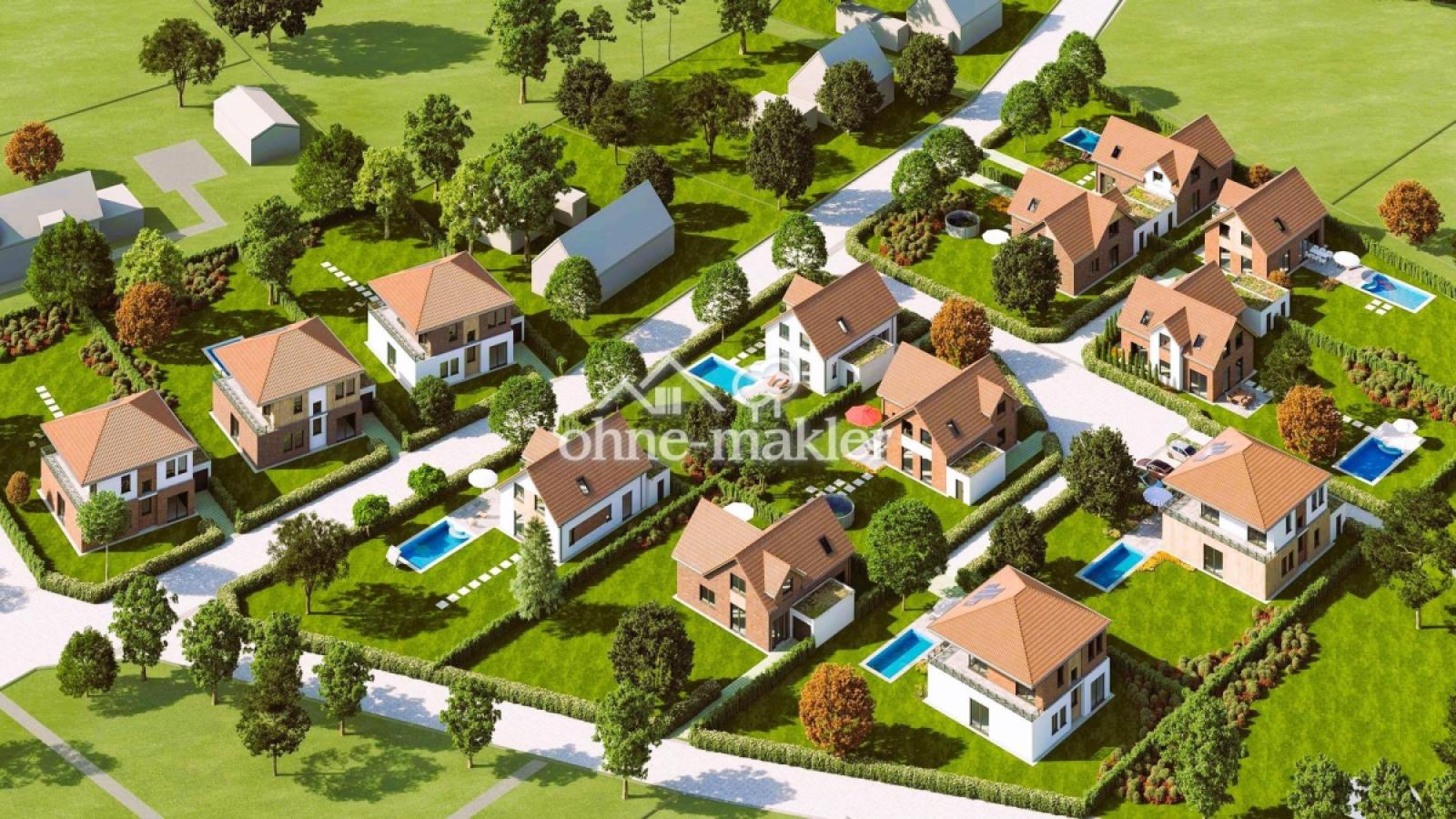 Visualisierung Baugebiet
