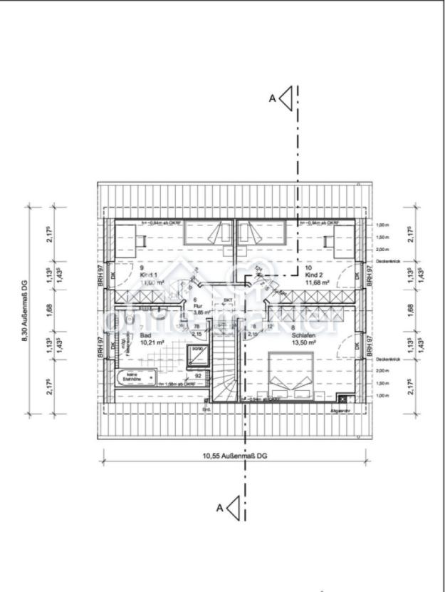 Grundriss Dachgeschoss