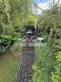 hinten im Garten