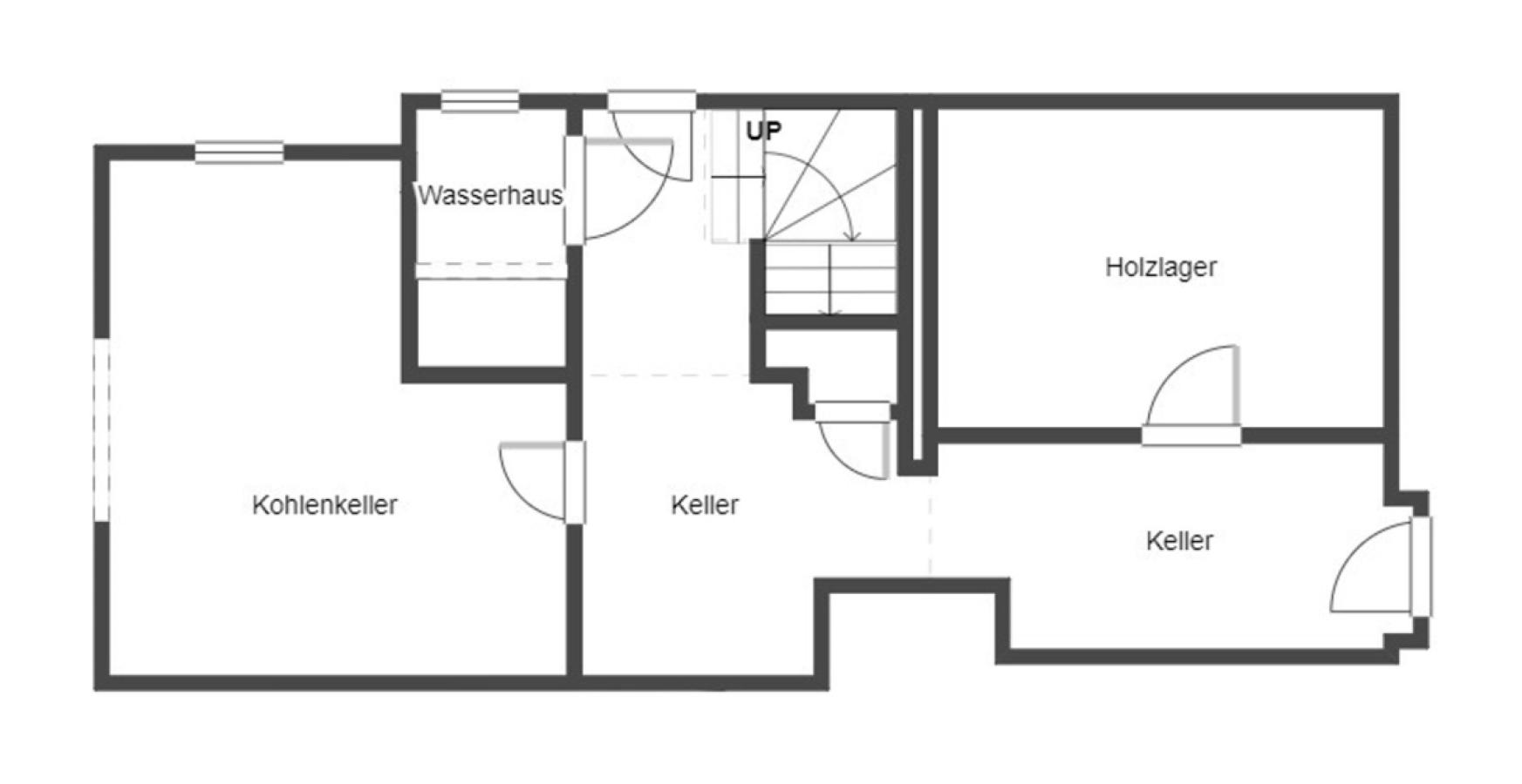 Grundriss Skizze UG