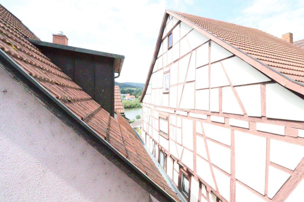 Blick auf den Main - vom Balkon