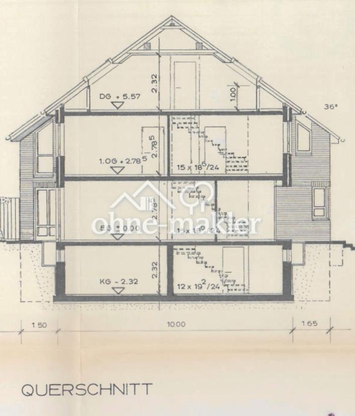 Haus Querschnitt