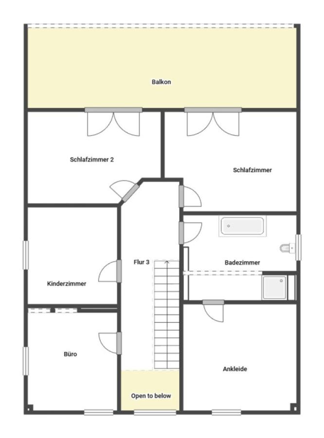 Grundriss Skizze 1.OG