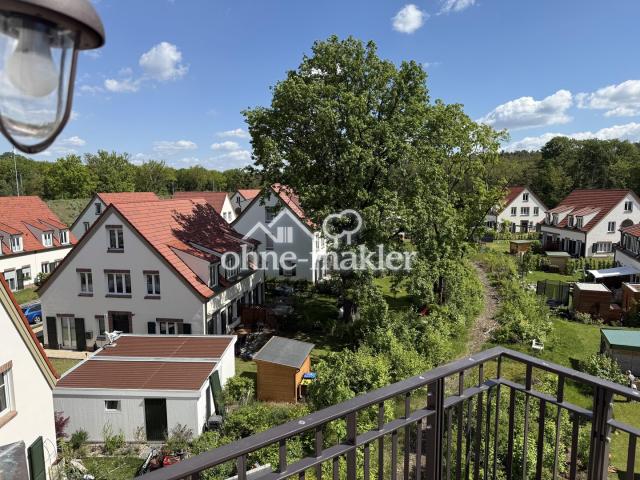 Blick vom Balkon