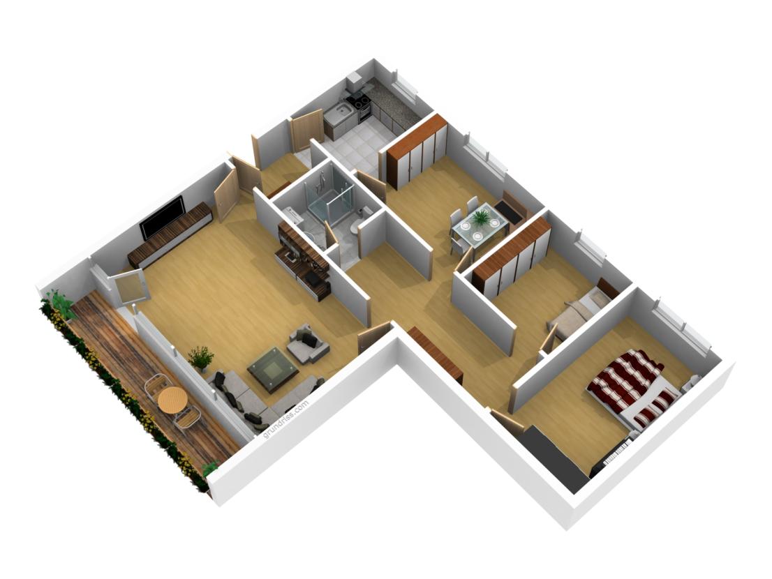Grundriss 3D