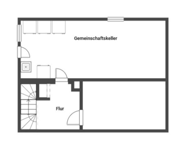 Grundriss Skizze 1.UG