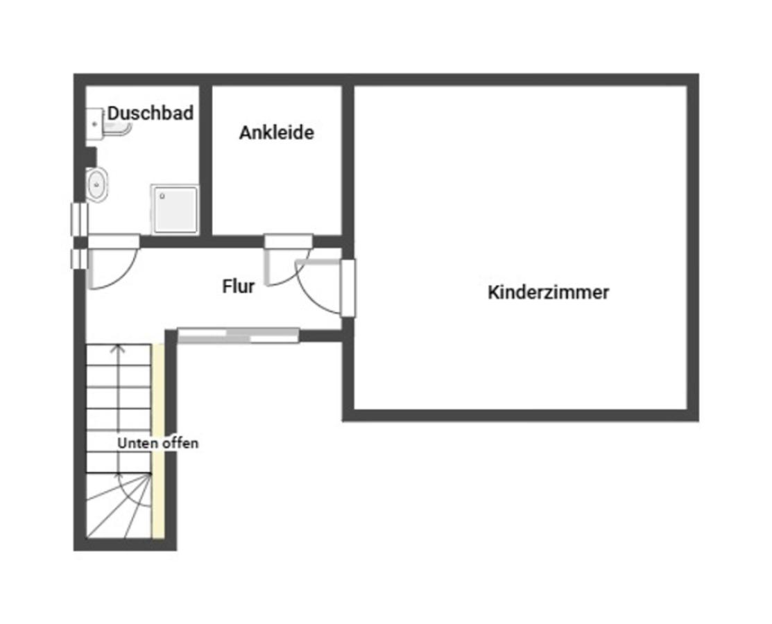 Grundriss Skizze 2.OG