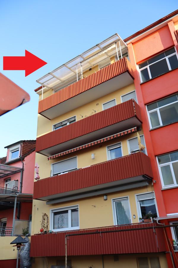 Rückansicht Gebäude