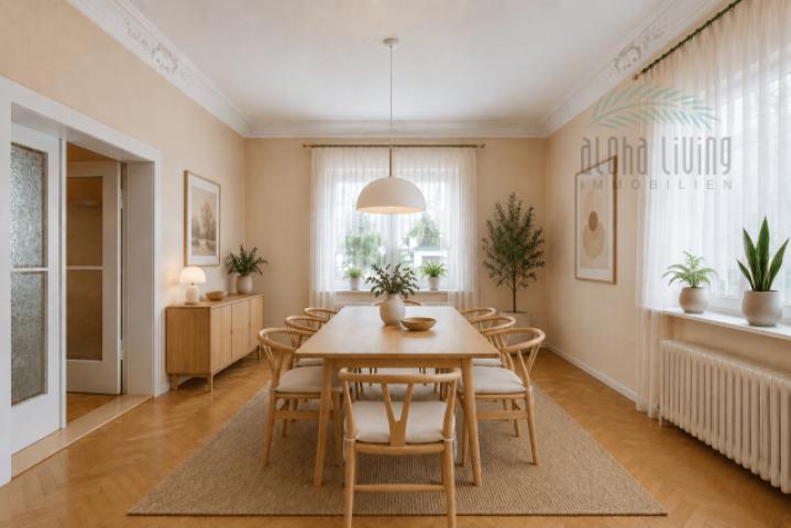 Visualisierung Einrichtungsidee - Esszimmer (EG)