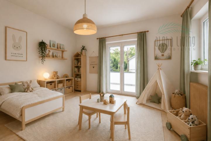 Visualisierung Einrichtungsidee - Zimmer 3 (OG) 
