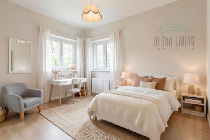 Visualisierung Einrichtungsidee - Zimmer 6 (OG)