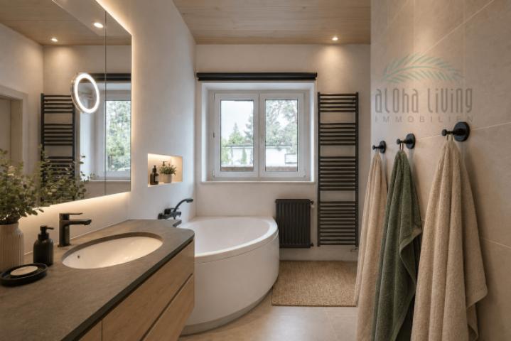 Visualisierung Einrichtungsidee - Badezimmer (OG) 