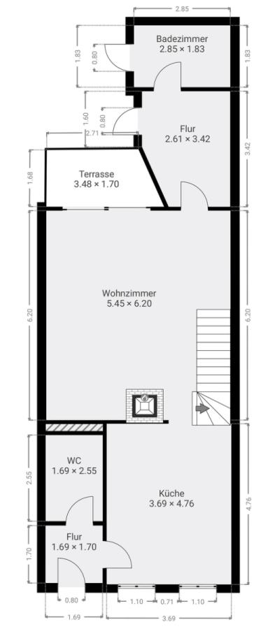 Grundriss Skizze EG