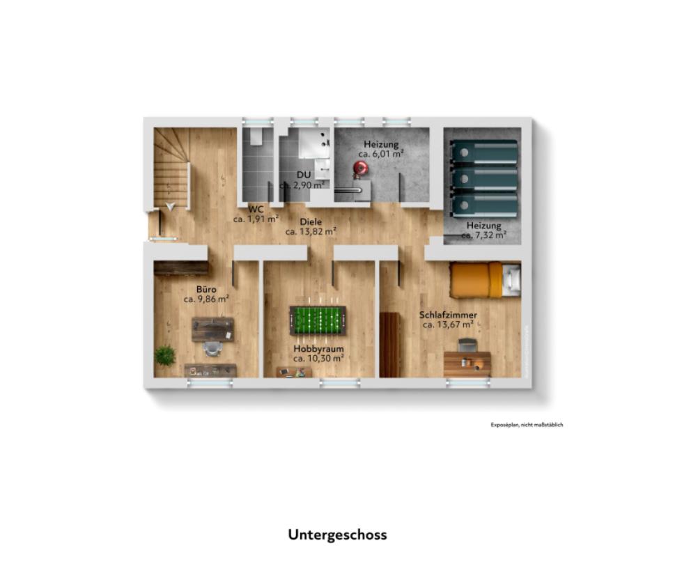 Grundriss Untergeschoss