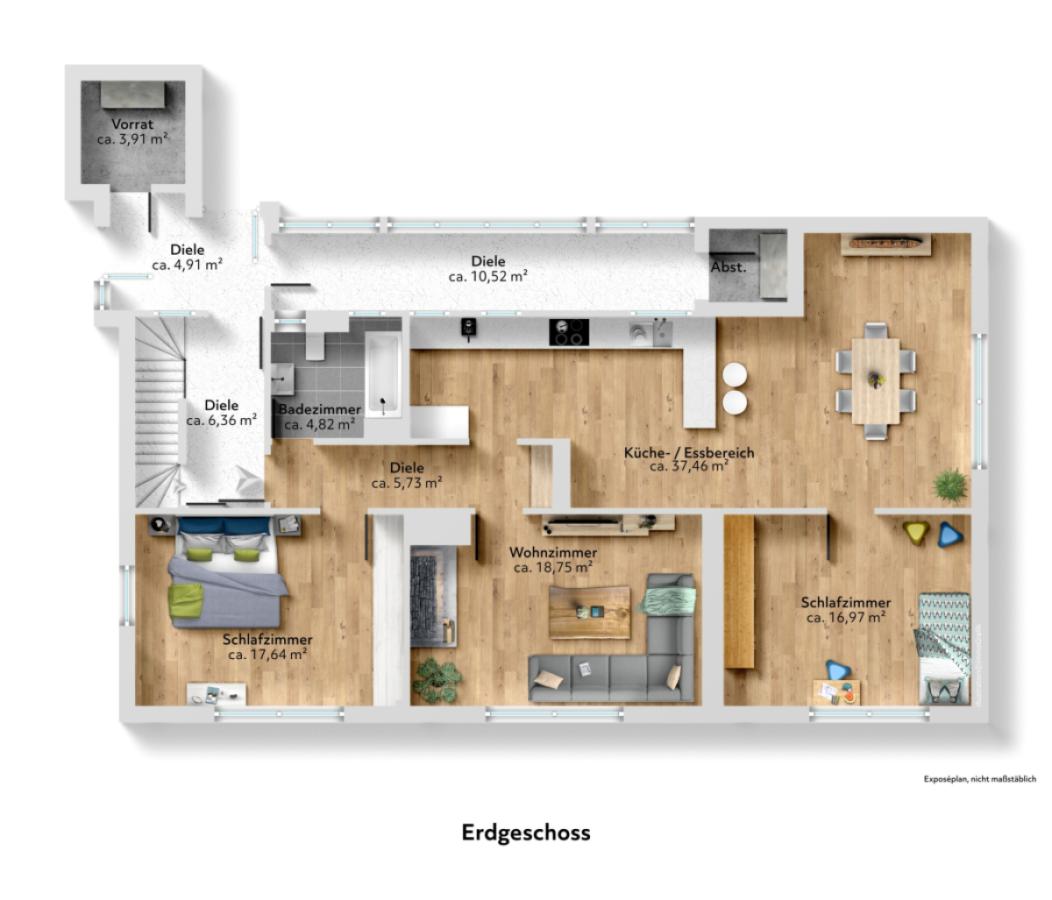 Grundriss Erdgeschoss