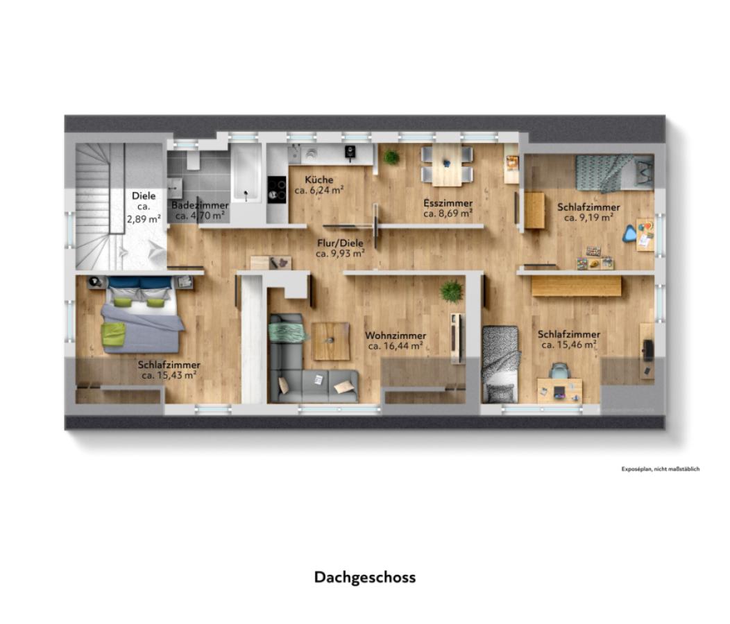 Grundriss Dachgeschoss