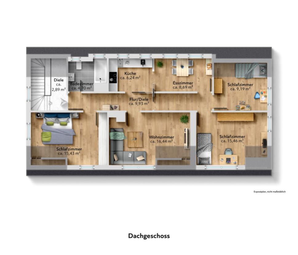 Grundriss Dachgeschoss