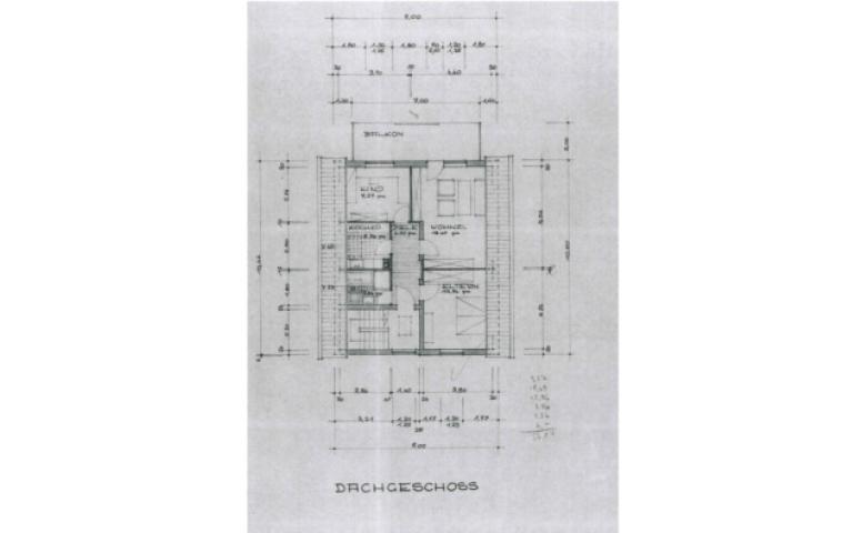 Grundriss Dachgeschoss