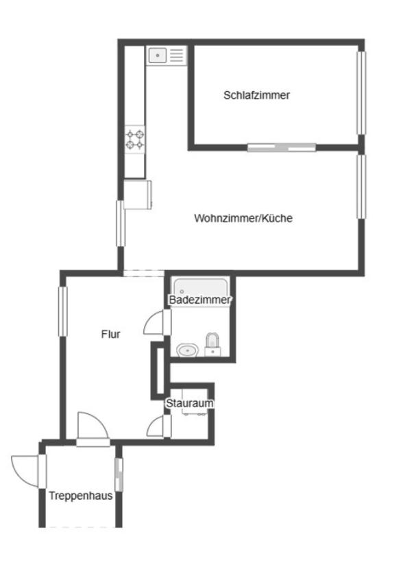 Grundriss Skizze