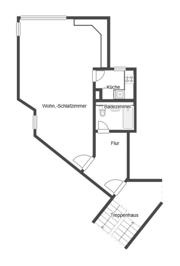 Skizze Grundriss