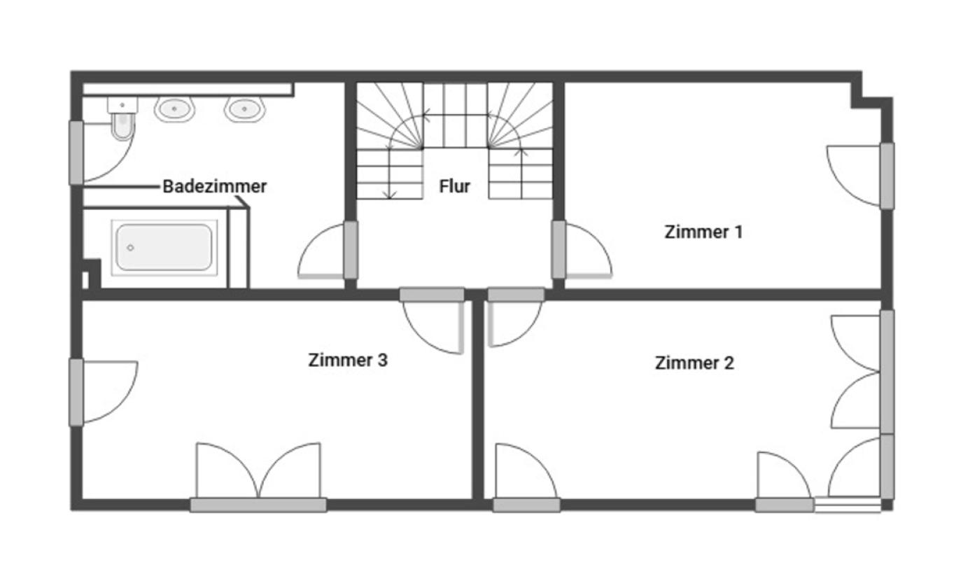Grundriss Skizze OG