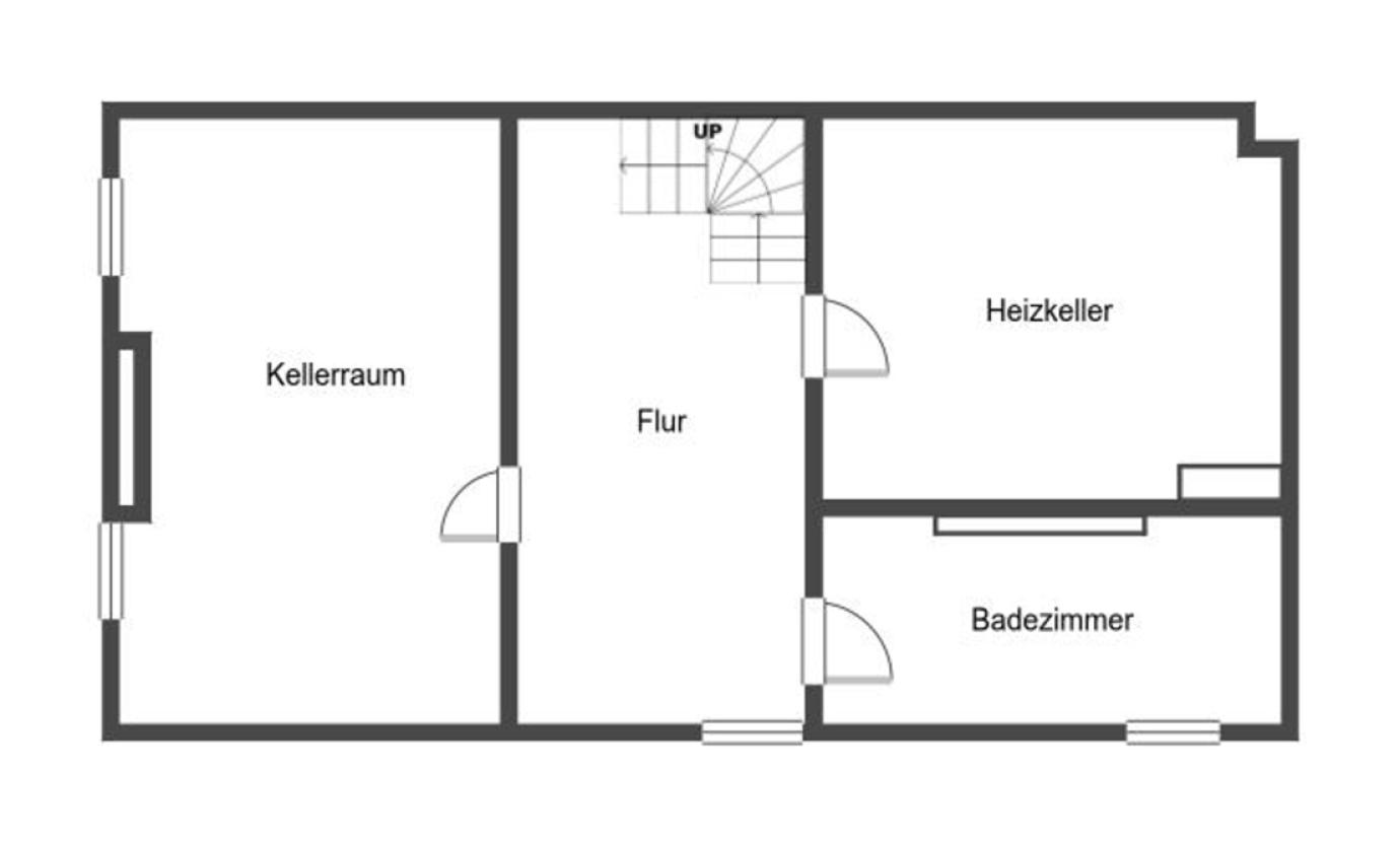 Grundriss Skizze UG