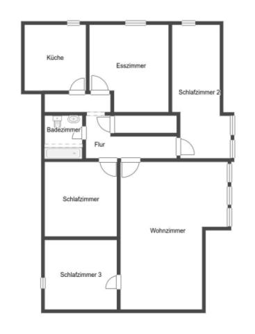 Grundriss Skizze