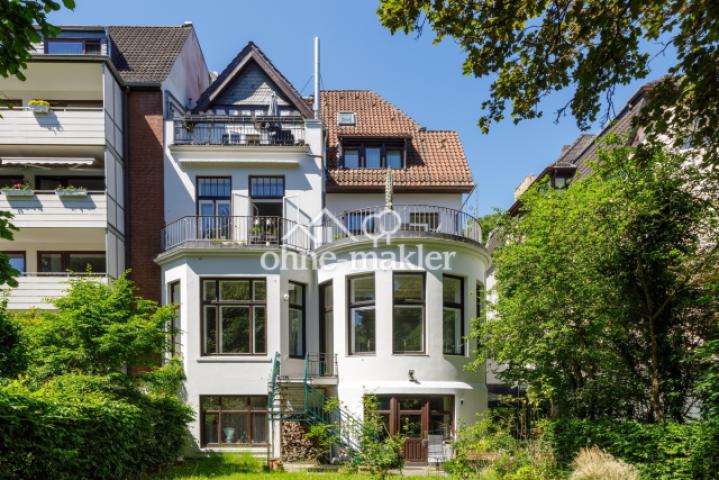 Rückseite des Hauses
