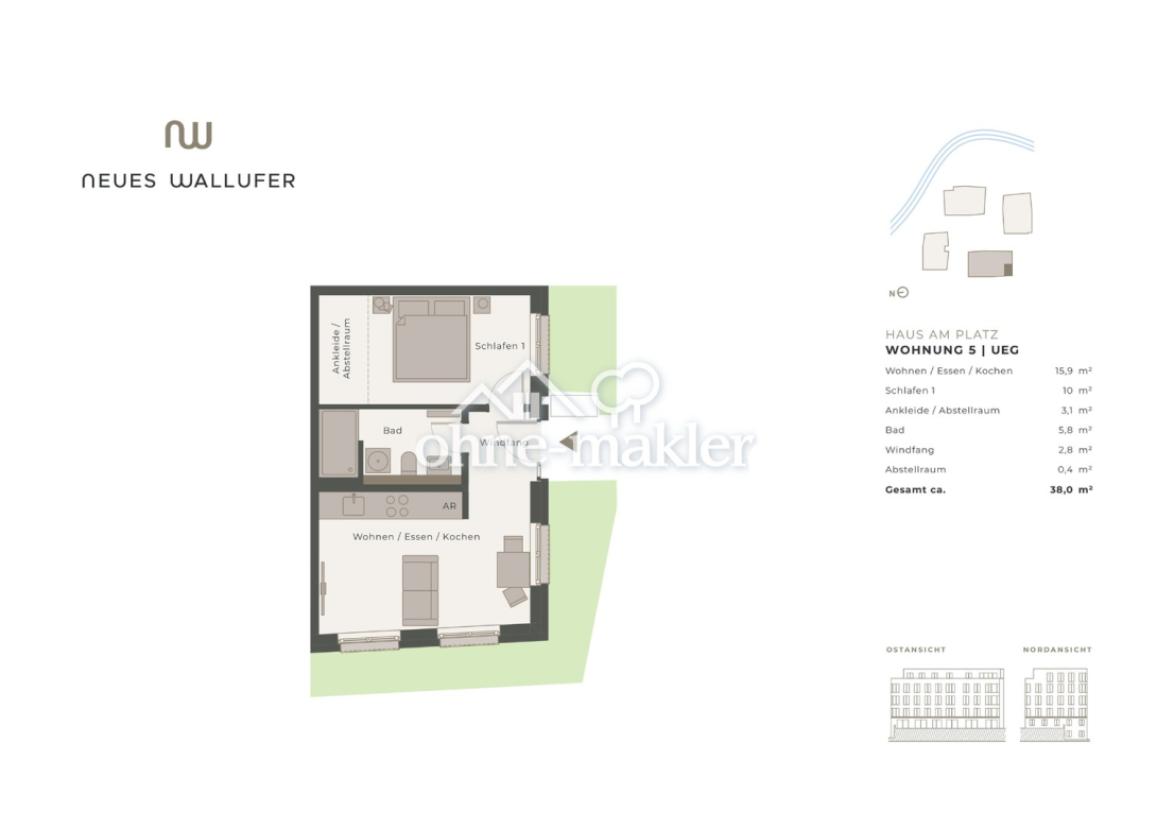 Grundriss Whg K05
