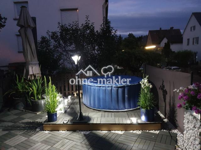 Terrasse bei Nacht