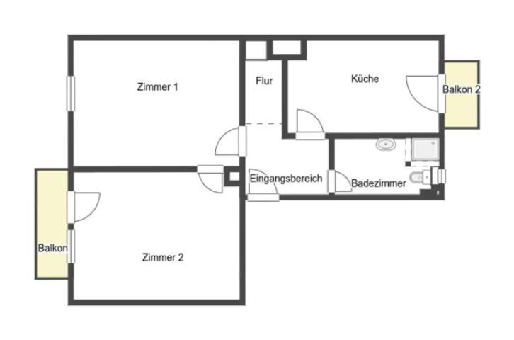 Grundriss-Vorderhaus 1.OG
