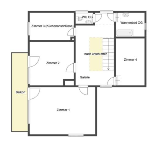 Grundriss Obergeschoss
