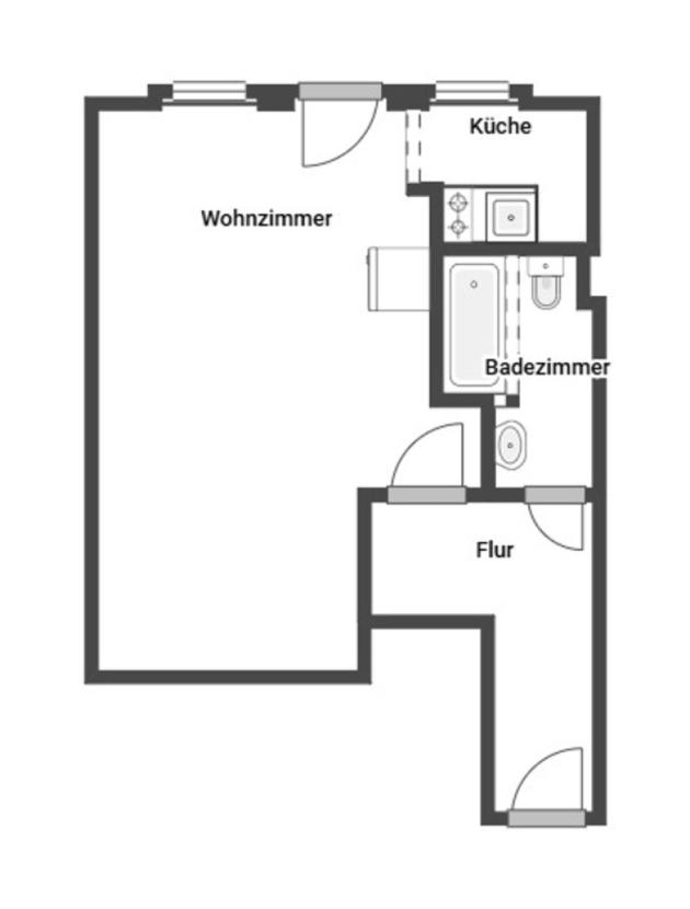 Grundriss Skizze