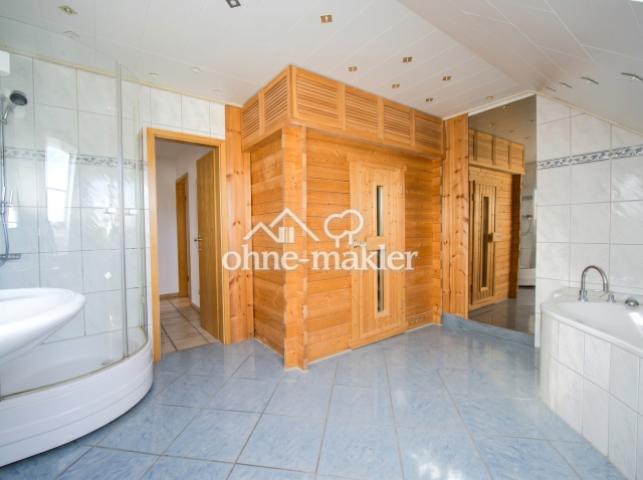 Badezimmer mit Sauna