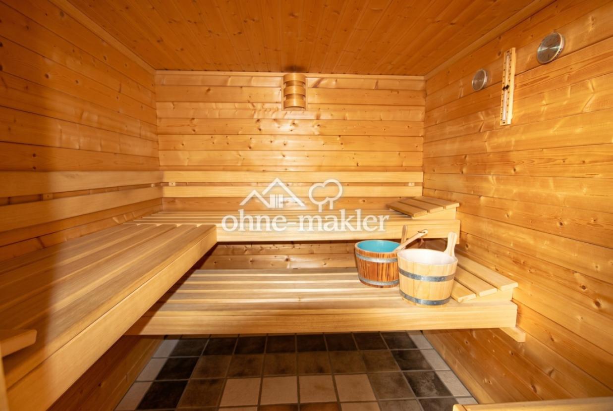 Sauna Innenansicht