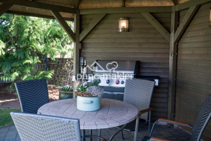 Grillplatz im Pavillon