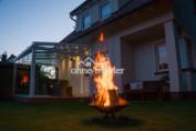 Feuerschale im Garten