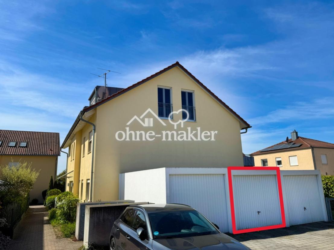 Haus Nordseite mit Garage