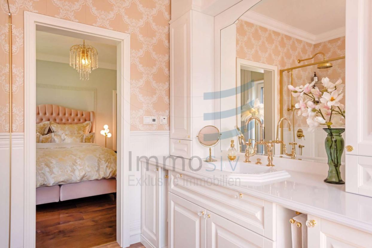 Schlafzimmer mit Bad en Suite