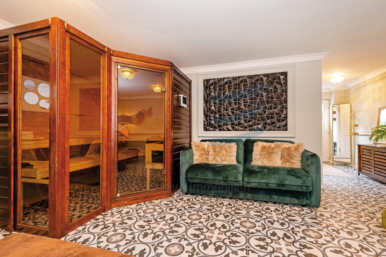 Sauna im Erdgeschoss