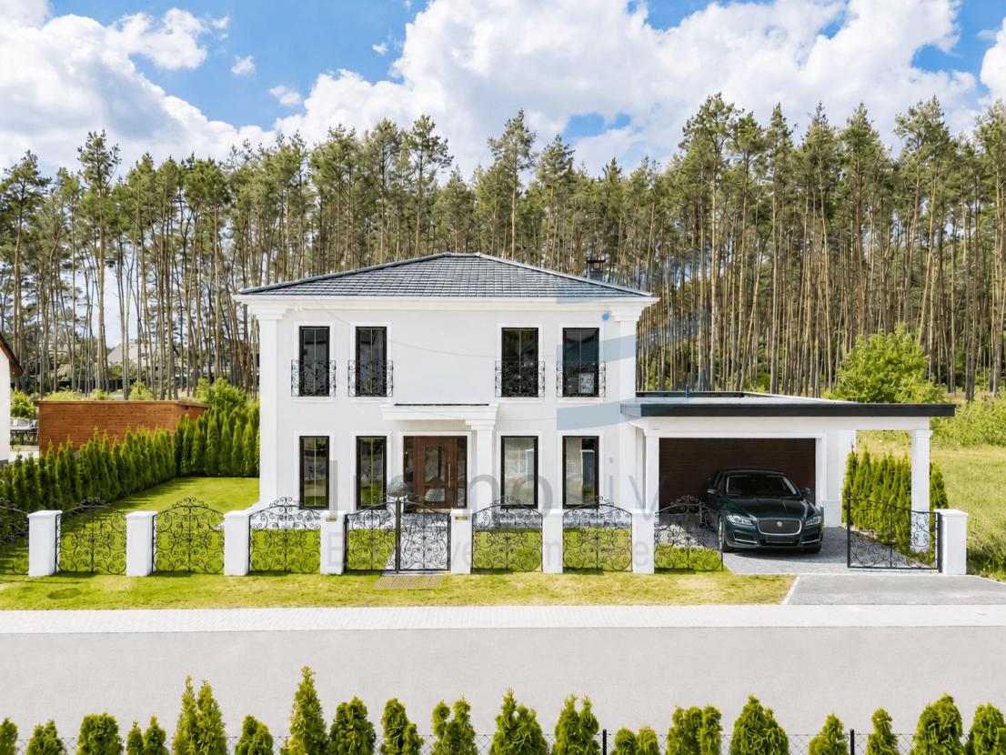Haus mit Carport KI generiert