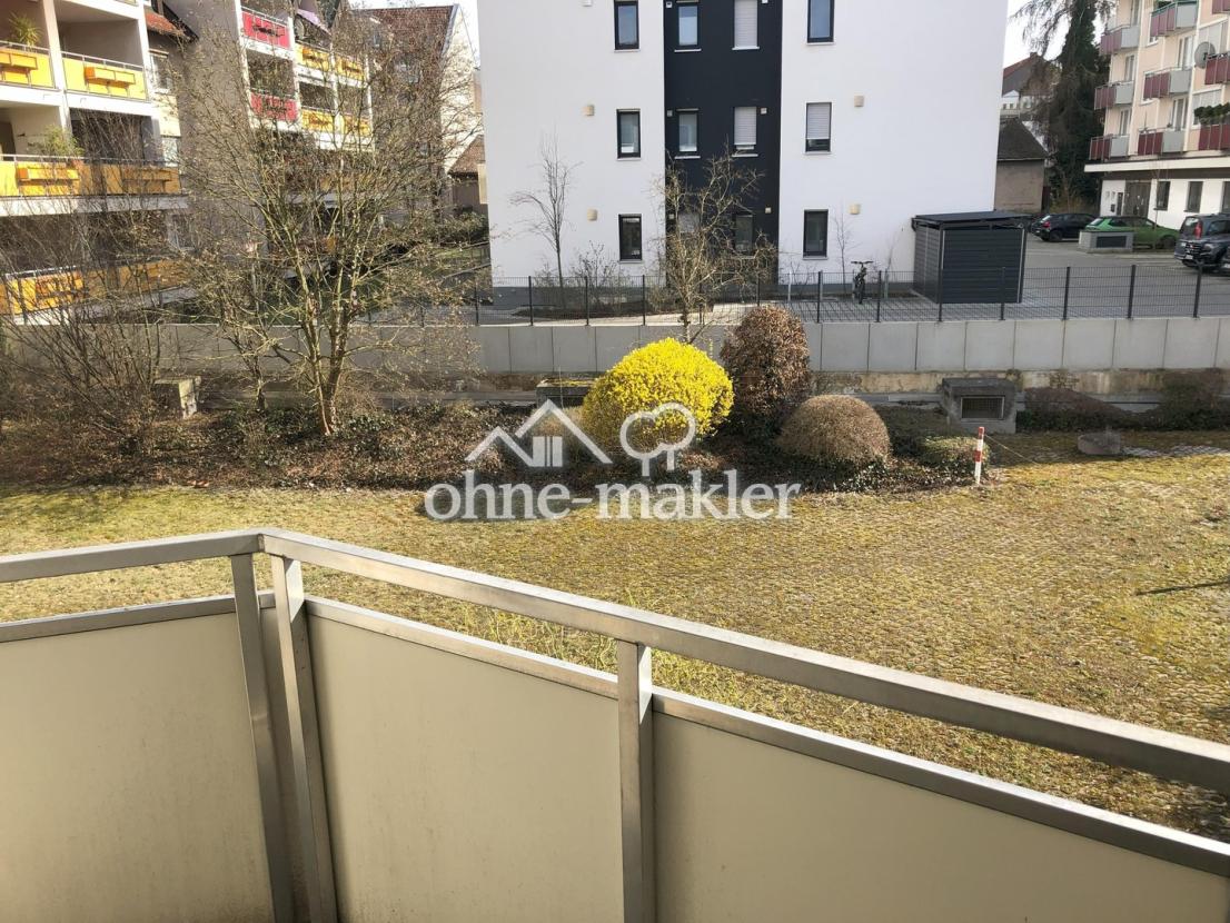 Ausblick Balkon
