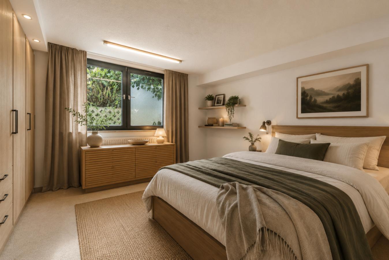 Einrichtungsbeispiel Schlafzimmer 