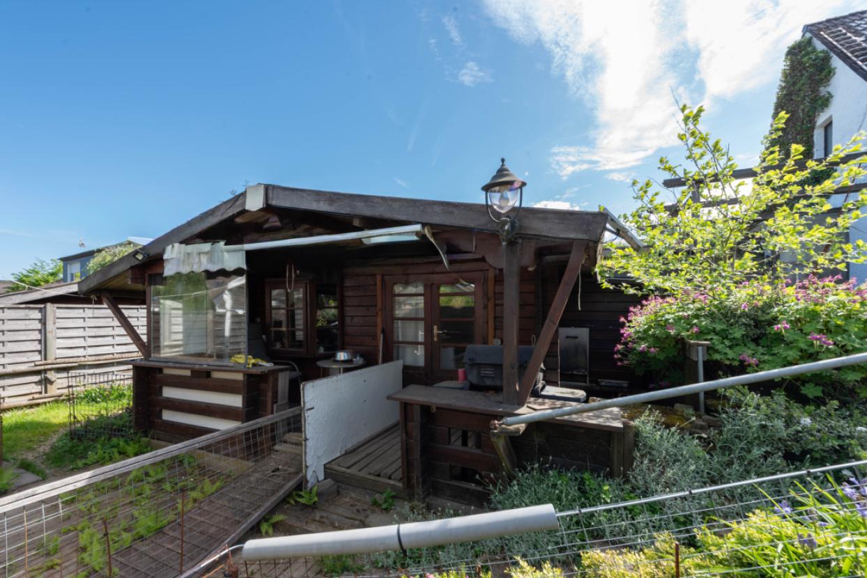 Außenansicht Gartenhaus 