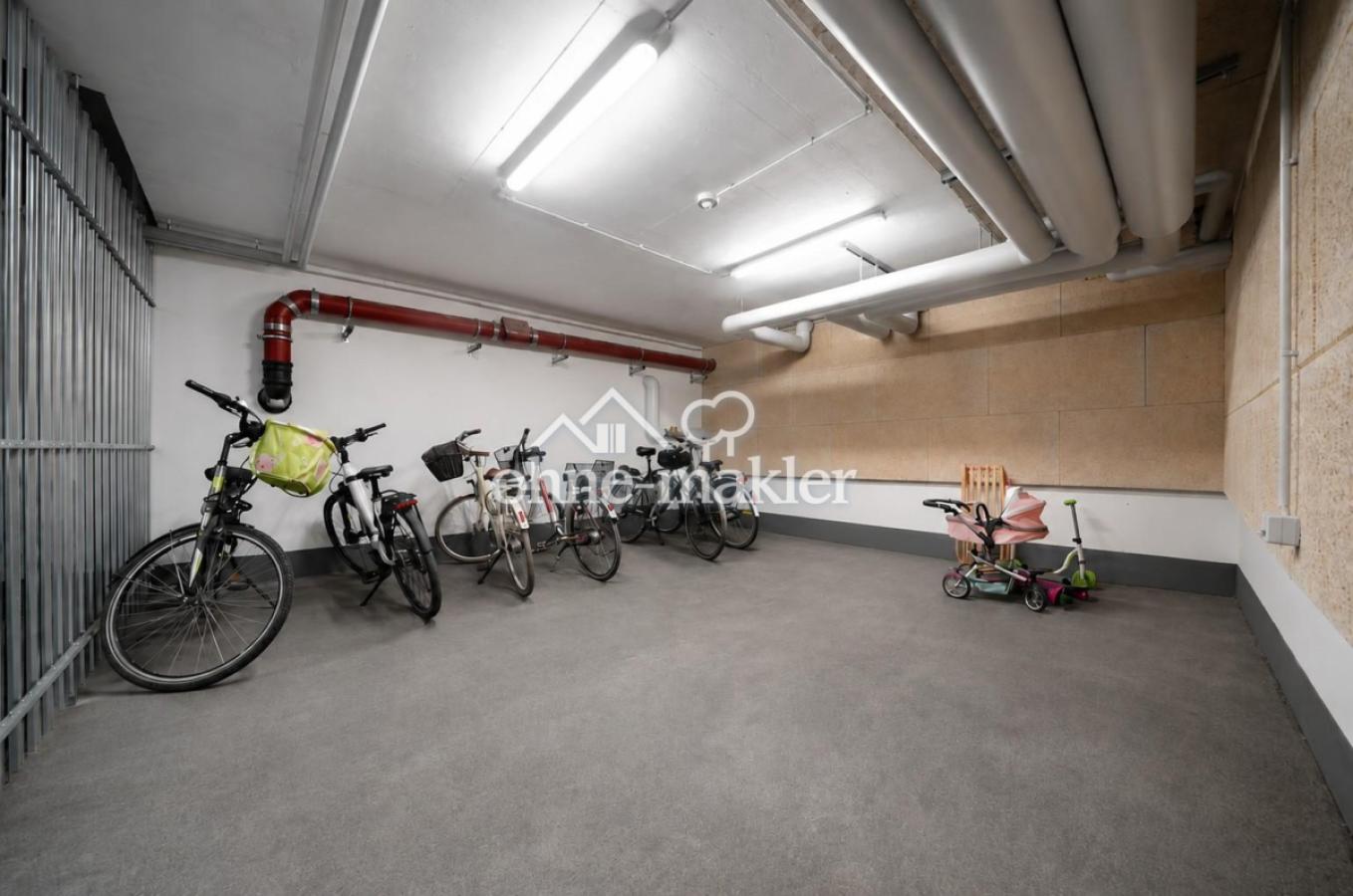 Fahrradraum in der Tiefgarage