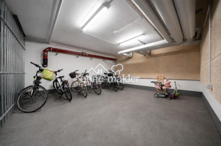 Fahrradraum in der Tiefgarage
