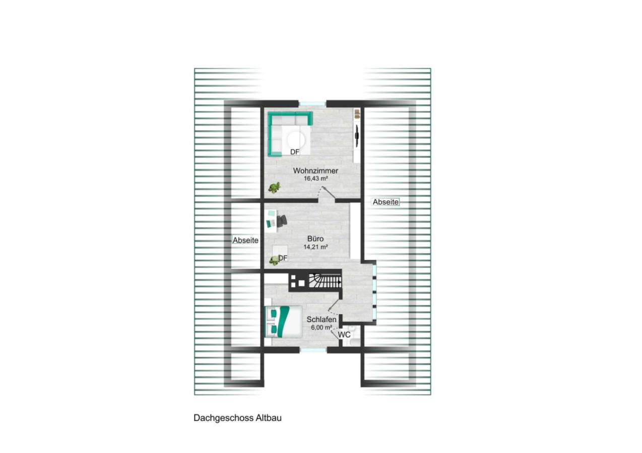 Dachgeschoss Altbau