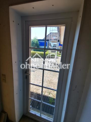 Blick Terrasse Hinterhaus